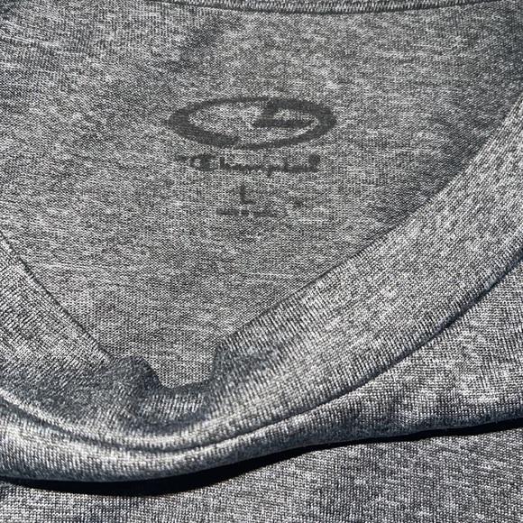 Champion Men’s Grey short sleeve shirt size large - Picture 6 of 8